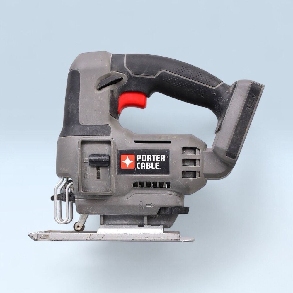 porter cable pc1800js 18 volt cordless jig saw, bare tool only, tested